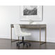 Markel 56 X 24.75 inch Grey / Antique Brass Desk
